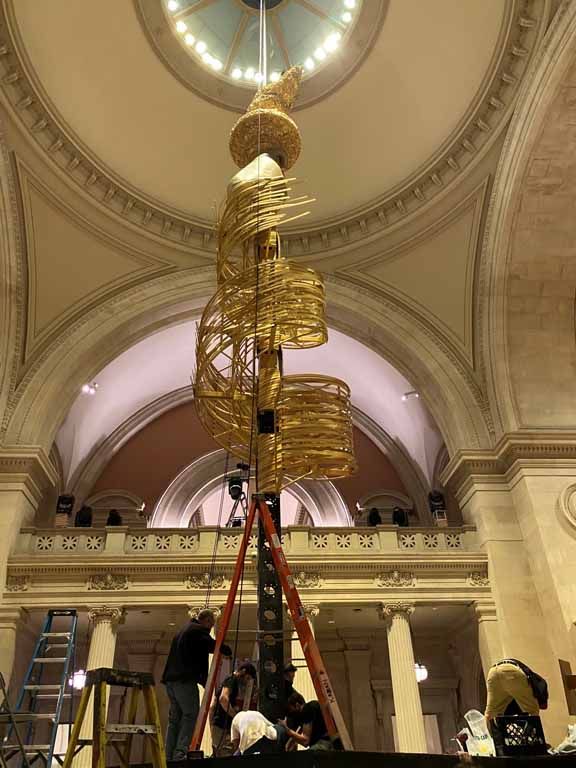MET Gala Eternal Flame Centerpiece